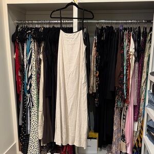 Elegant Cream Maxi Dress